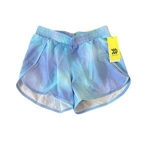 All in Motion Girls Run Shorts Blue Large 10/12